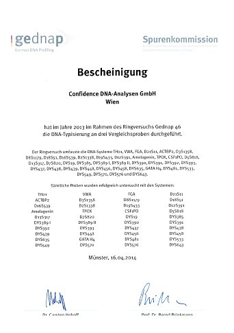 Bild Nr.1 zum Thema: Ringversuche 2013
