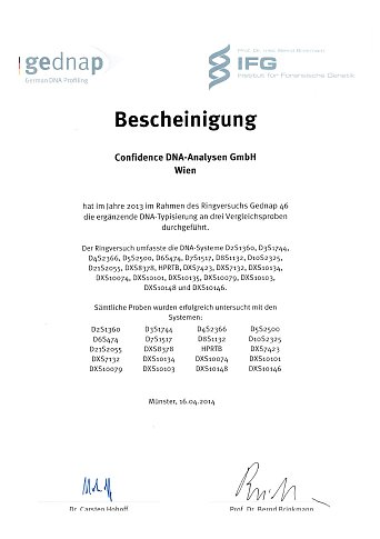Bild Nr.2 zum Thema: Ringversuche 2013
